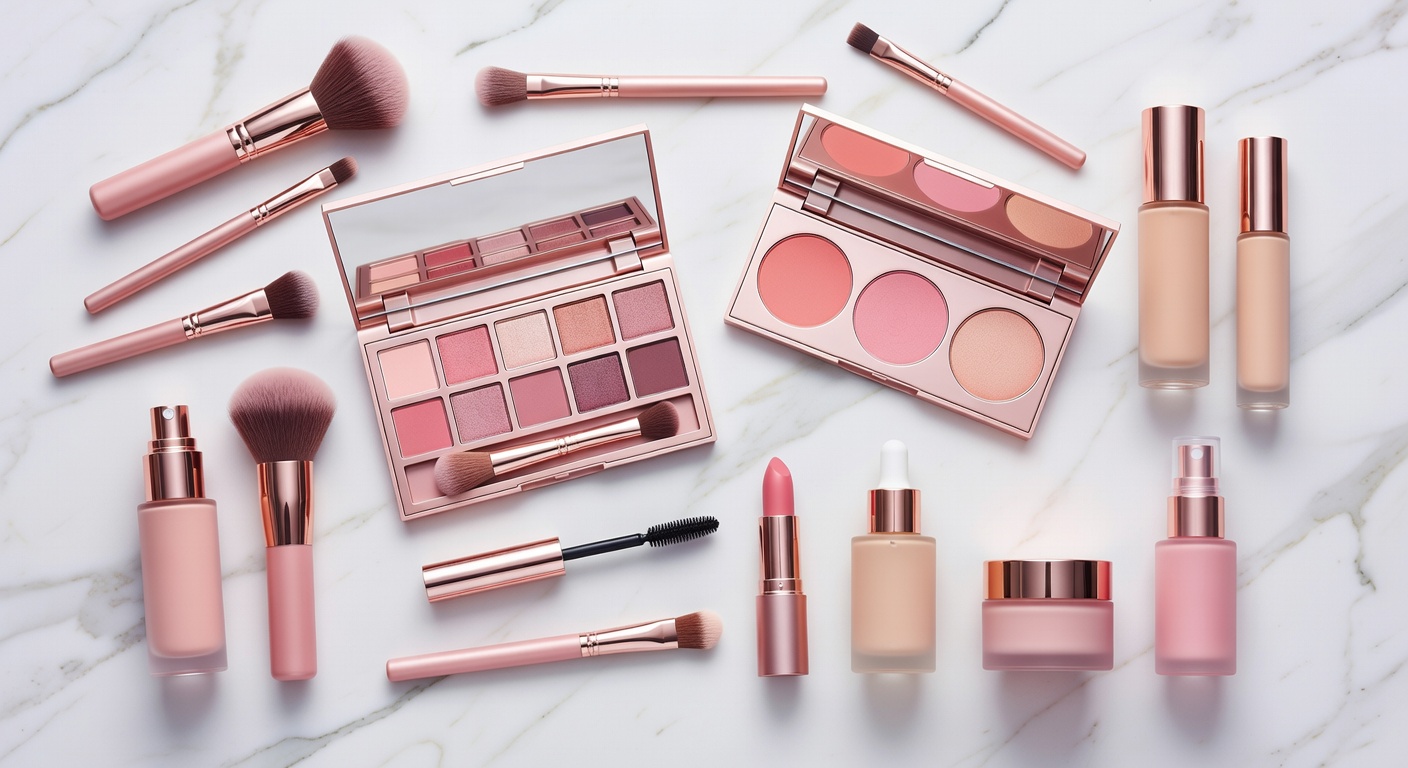 Organised beauty collection
