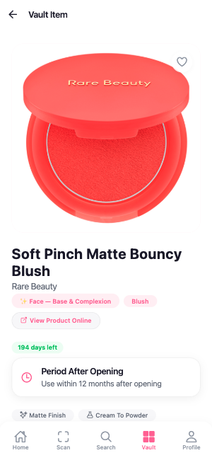 Vault Item Detail